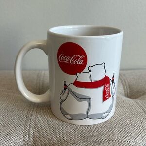 Vintage Coca Cola Polar Bears Ceramic Coffee Mug Enjoy Coca Cola